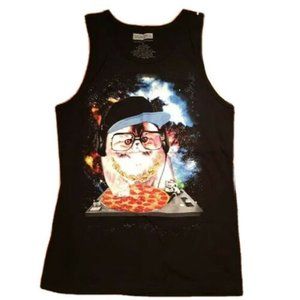 Bioworld DJ Cat Black Tank Top Shirt M